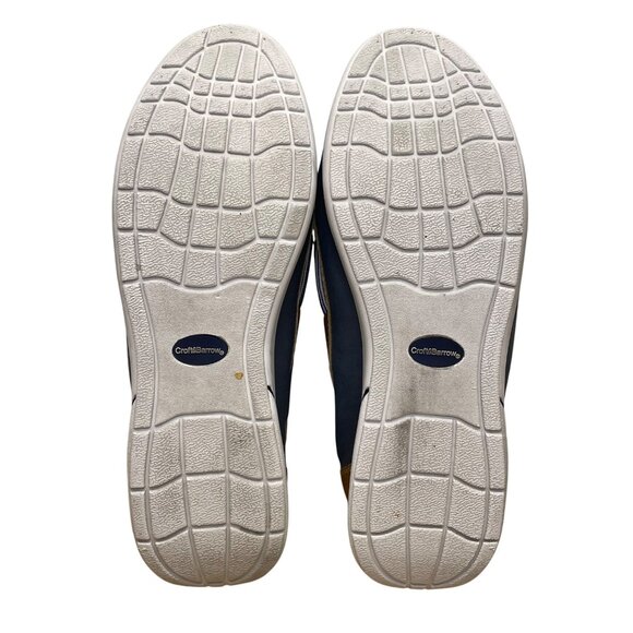 Croft & Barrow Women’s Blue & Brown Comfort Slip-On Moc Toe Boat Shoes Size 10 - Picture 8 of 8